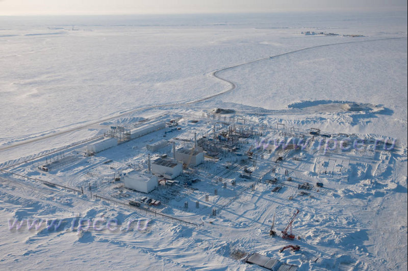 Строительство компрессорной станции Байдарацкая (полуостров Ямал, 2009 год) Строительство компрессорной станции Байдарацкая (полуостров Ямал, 2009 год)